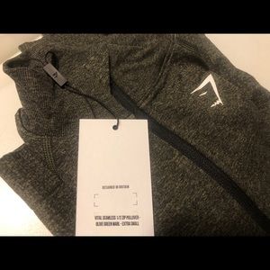 NEW- Gymshark Vital Seamless 1/2 Zip Pullover, XS